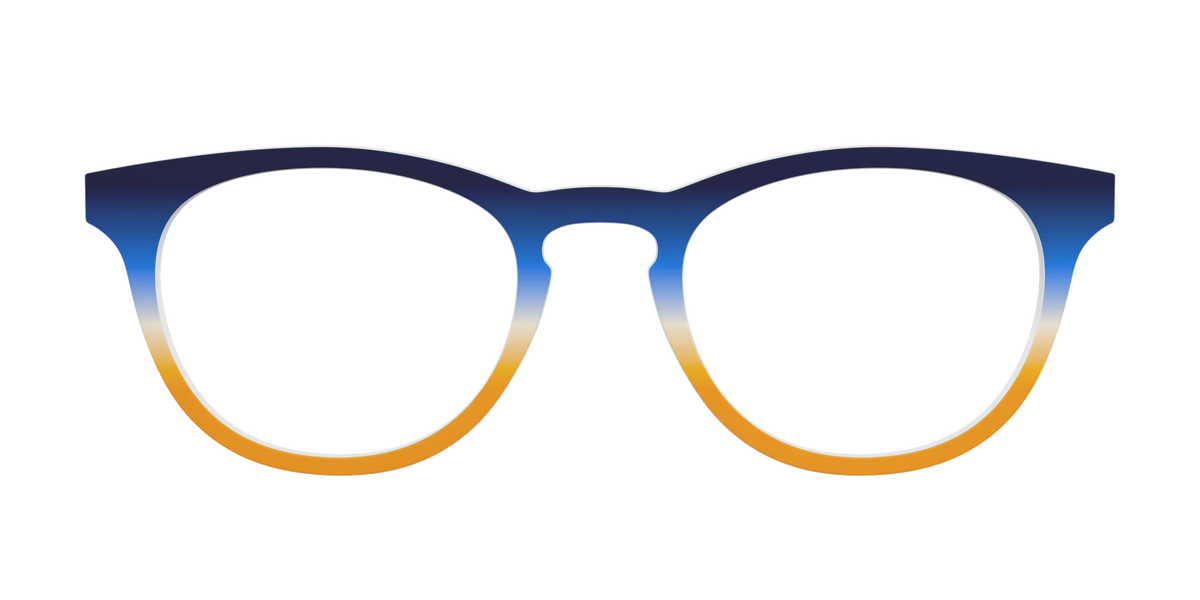 The Royal Blue to Gold Gradient