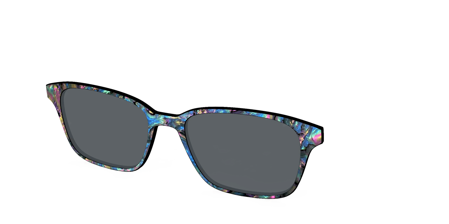 The Polarized Midnight Abalone Sun Top