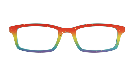 The Spectrum Gradient with Gold Flakes