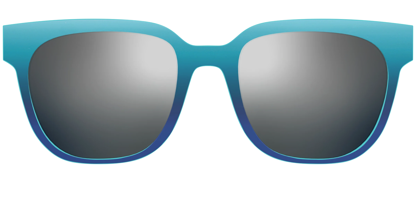 The Polarized Ocean Blue Sun Top