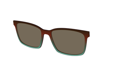 The Polarized Mahogany to Juniper Woodgrain Sun Top