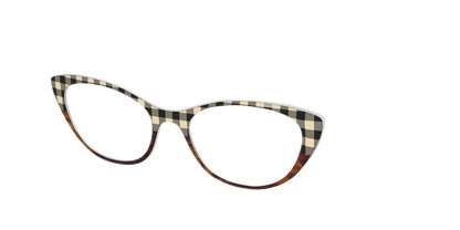The Ivory Plaid Wood Split