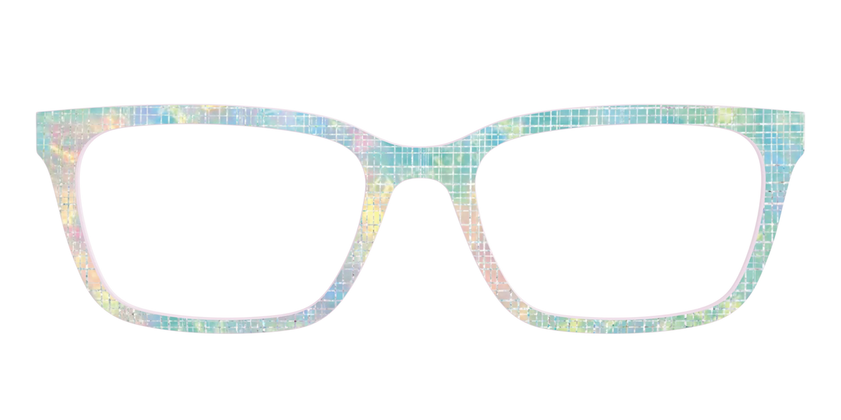 The Pastel Gradient with Holographic Hatching
