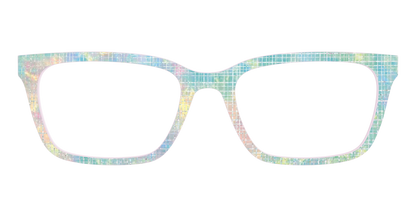 The Pastel Gradient with Holographic Hatching