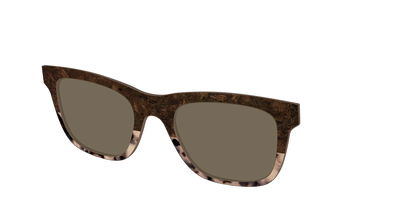 The Polarized Dark Oak Tortoise Split Sun Top