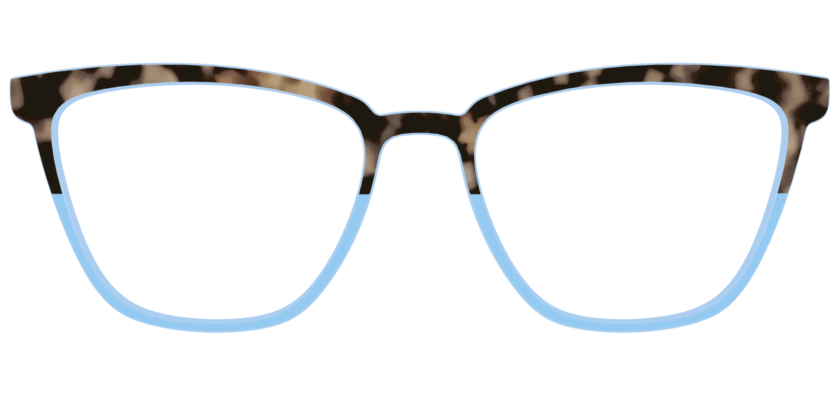 The Denim Tortoise Crystal Split
