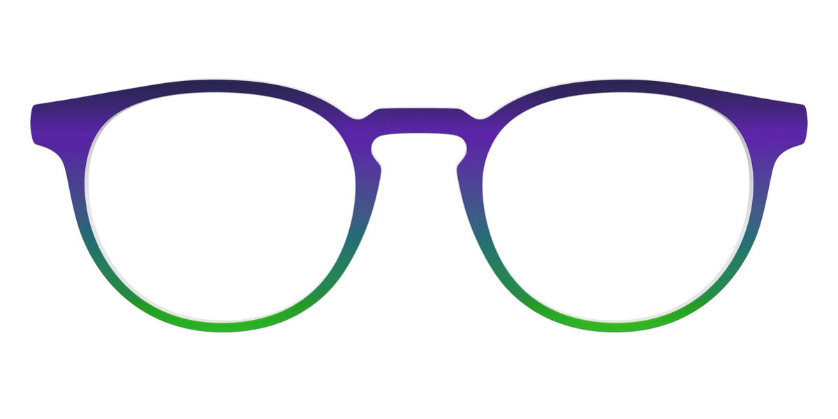 The Ultra Violet to Bright Green Gradient