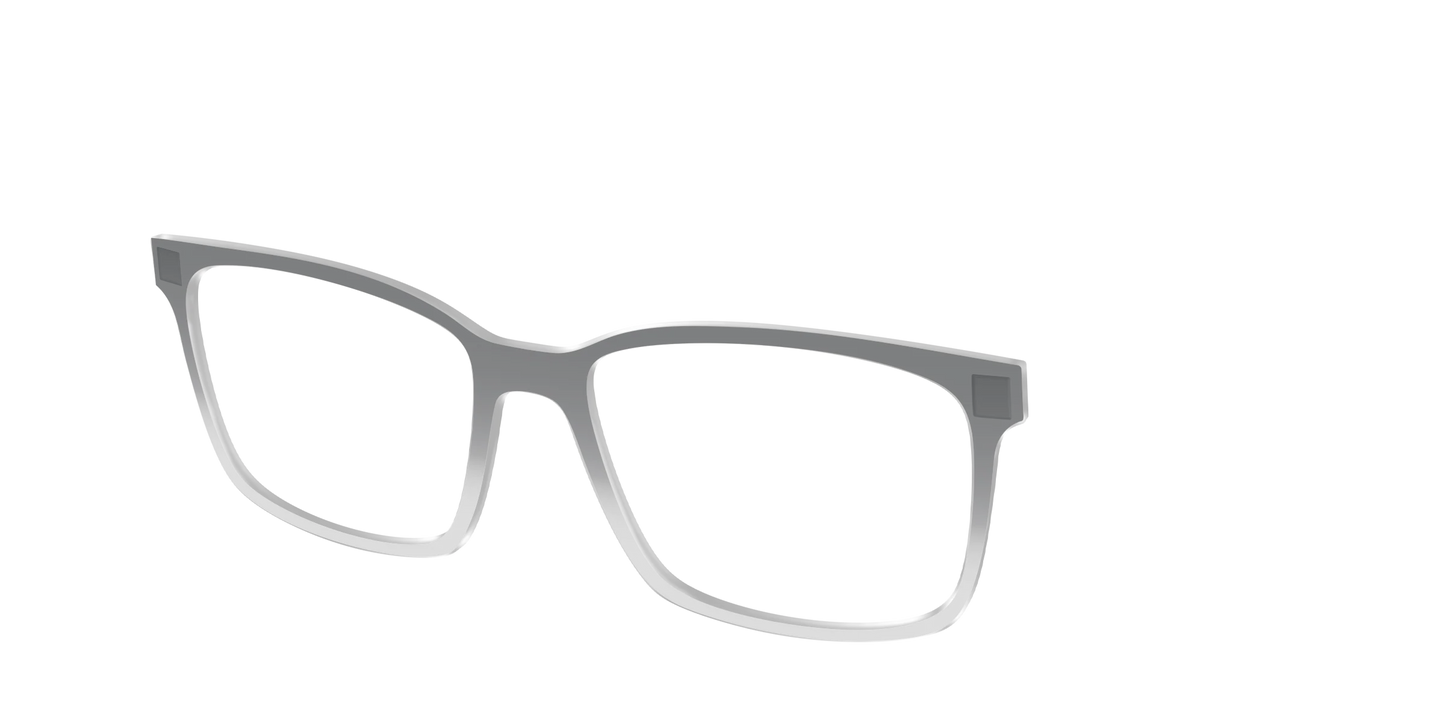 The Charcoal to Light Gray Gradient Crystal