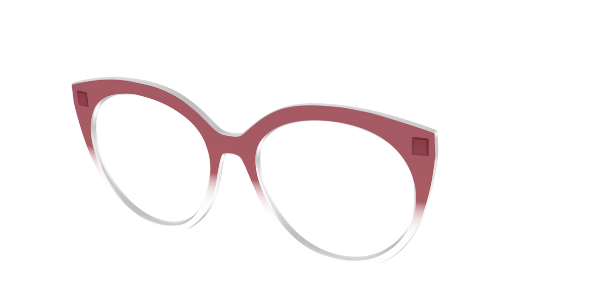 The Burgundy Gradient Crystal