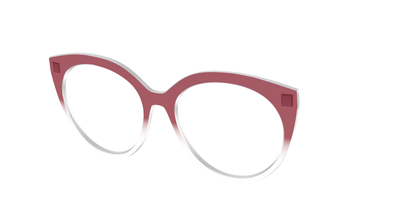 The Burgundy Gradient Crystal
