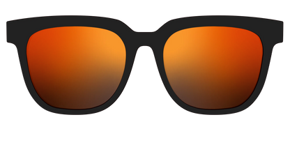 The Polarized Orange Reflective Sun Top