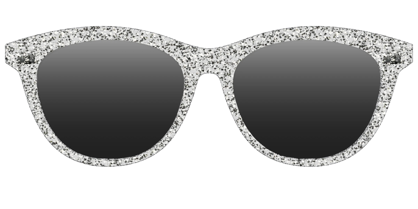 The Polarized Silver Sparkle Sun Top