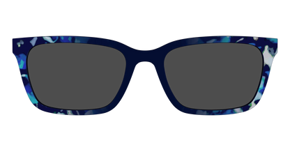 The Polarized Indigo Tortoise Sun Top