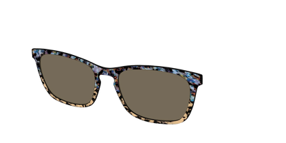 The Polarized Oasis Tortoise Split Sun Top