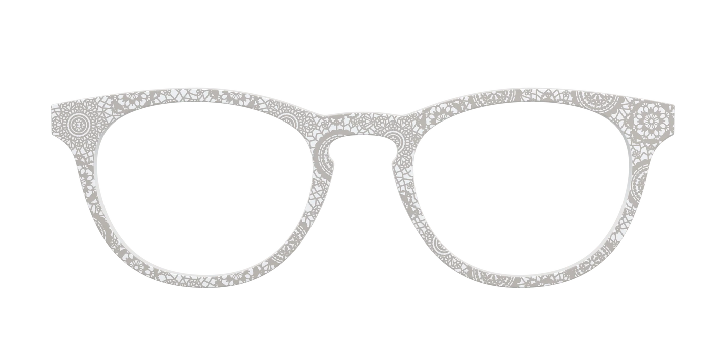 The Taupe Medallion Lace