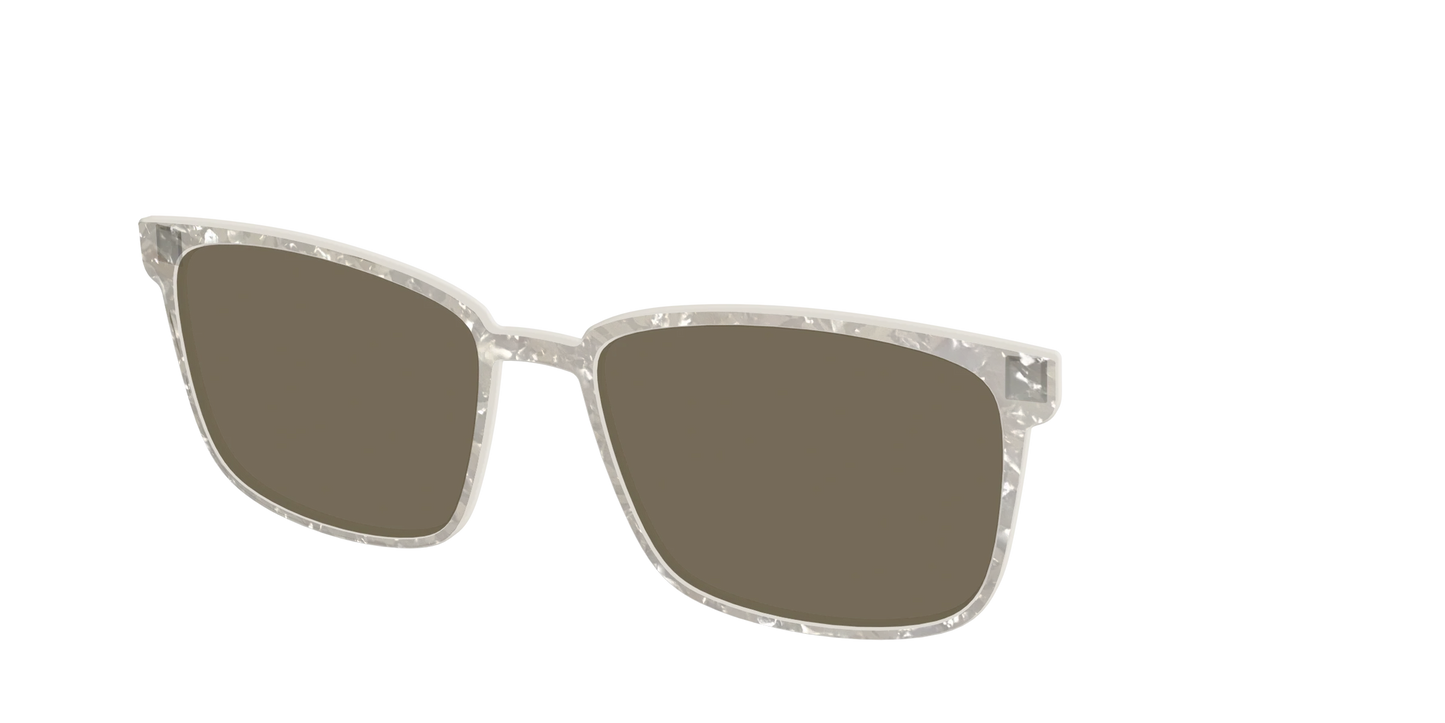 The Polarized White Quartz Pearl Sun Top