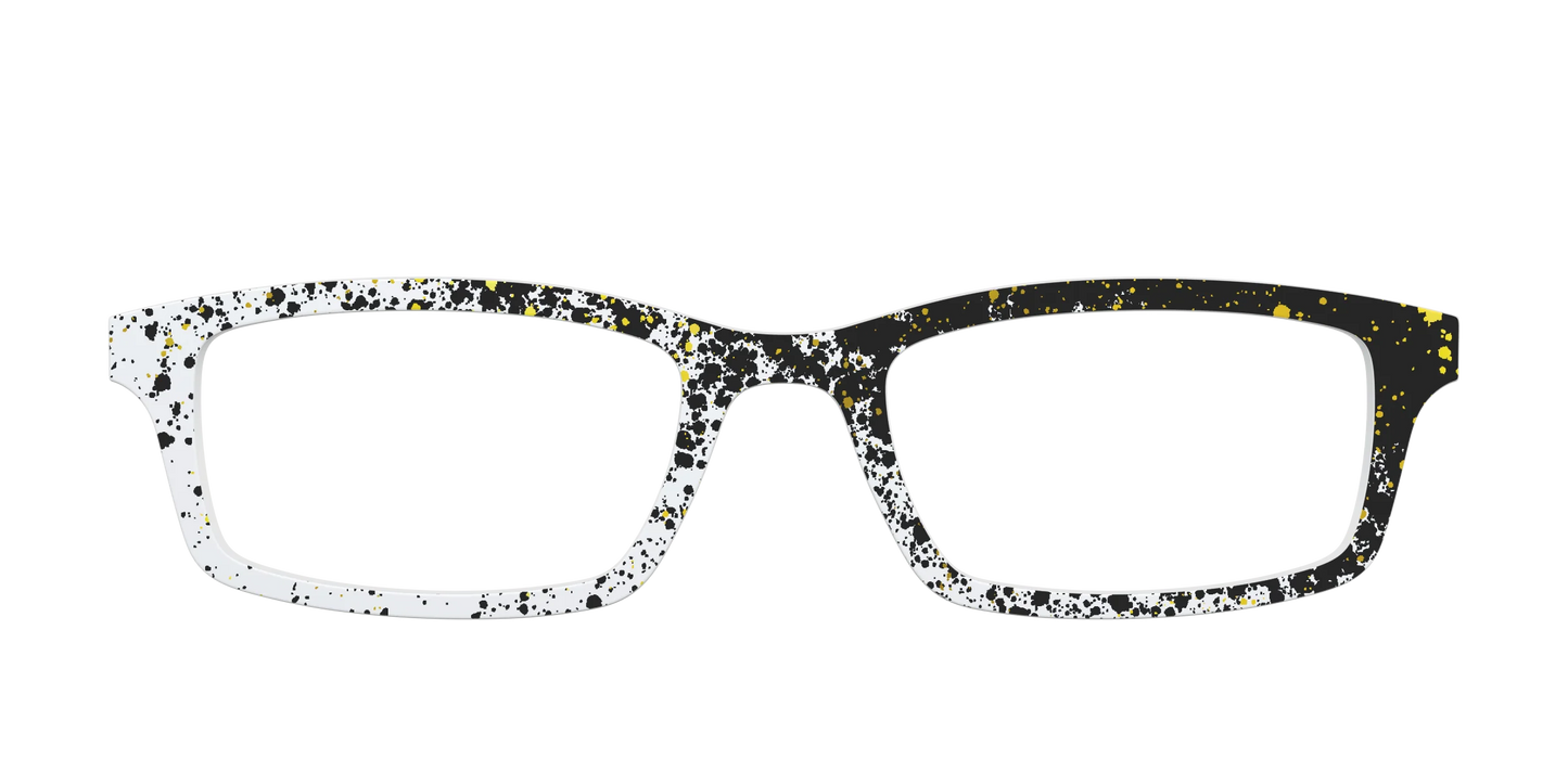 The Black & White Splatter