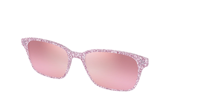 The Polarized Rose Gold Sparkle Sun Top