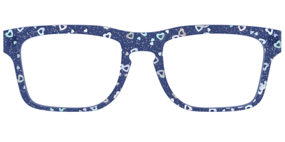 The Denim Heart Glitter Crystal