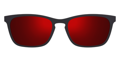 The Polarized Red Reflective Sun Top