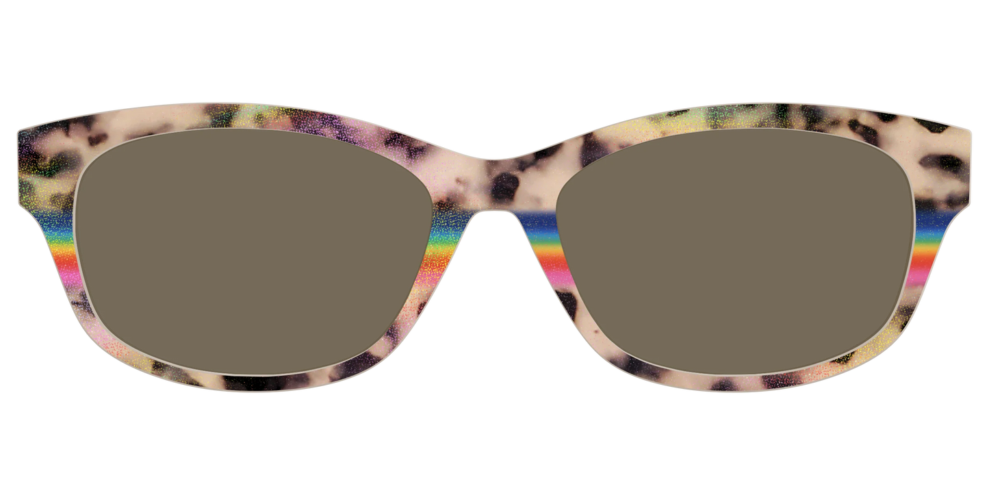 The Polarized Prism Split Tortoise Sun Top