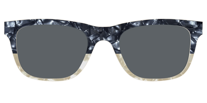 The Polarized Navy to Taupe Pearl Split Sun Top