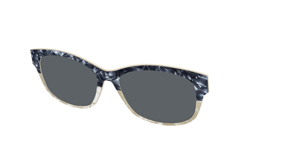The Polarized Navy to Taupe Pearl Split Sun Top