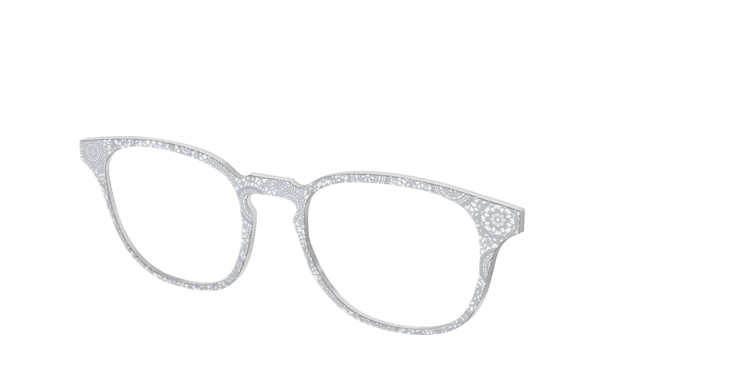The Pale Gray Medallion Lace