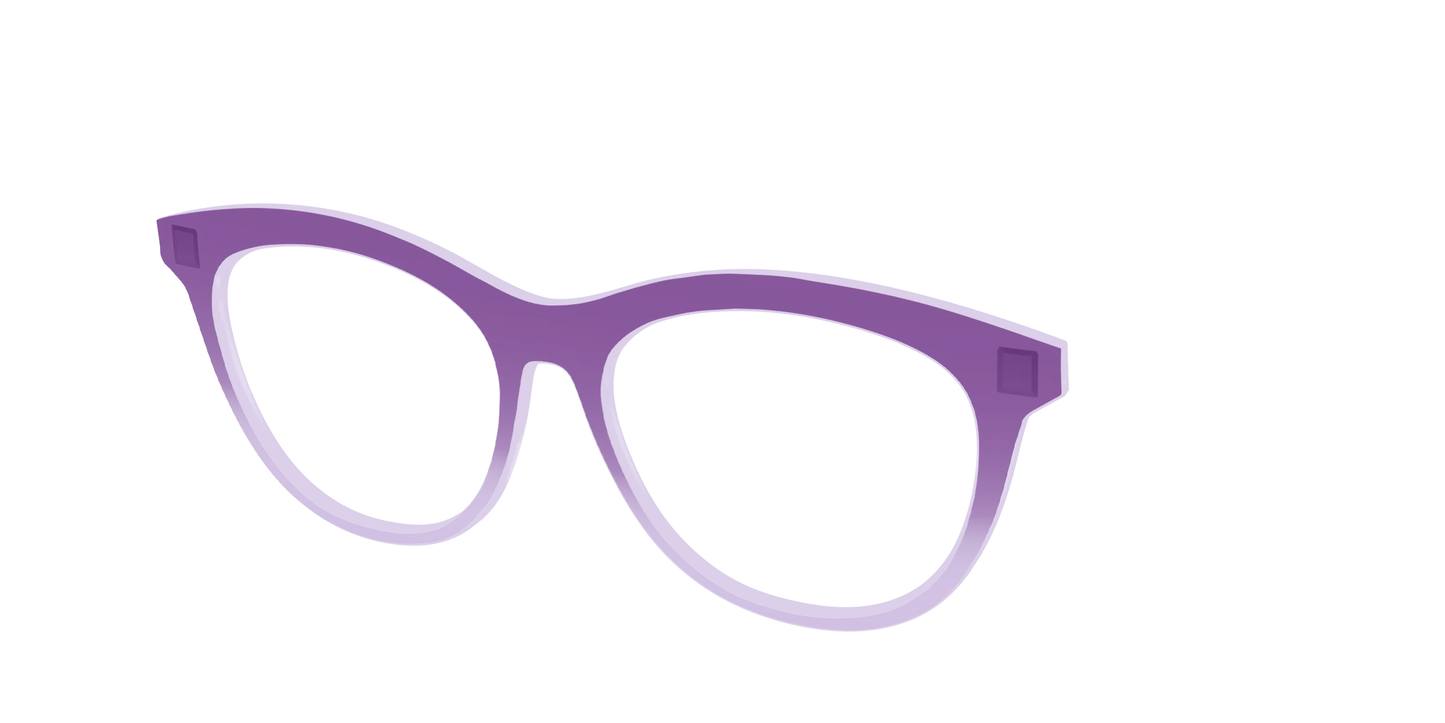 The Plum to Lilac Gradient Crystal