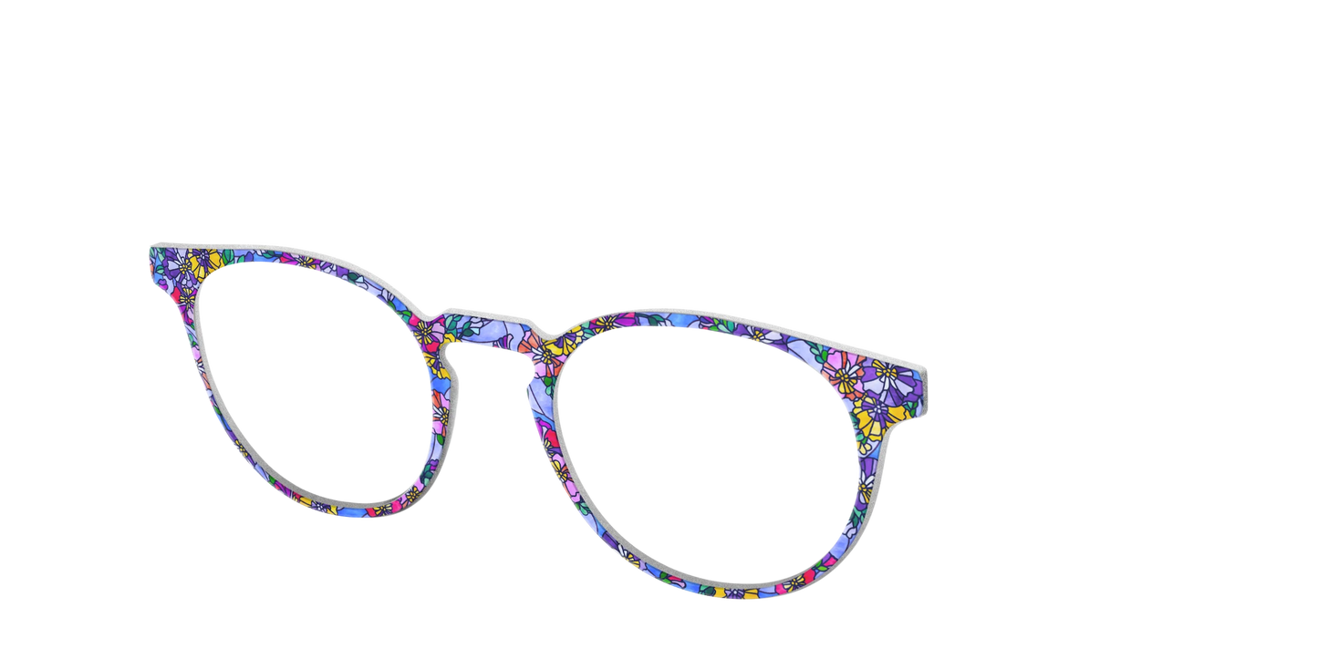 The Pansy Stained Glass