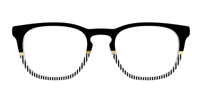The Chic Stripes Crystal with Gold Foil