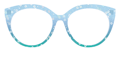 The Sky Blue Crystal with Daisy Glitter