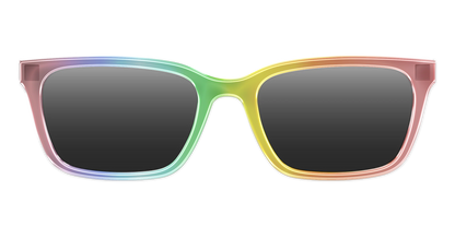The Polarized Rainbow Gradient Sun Top