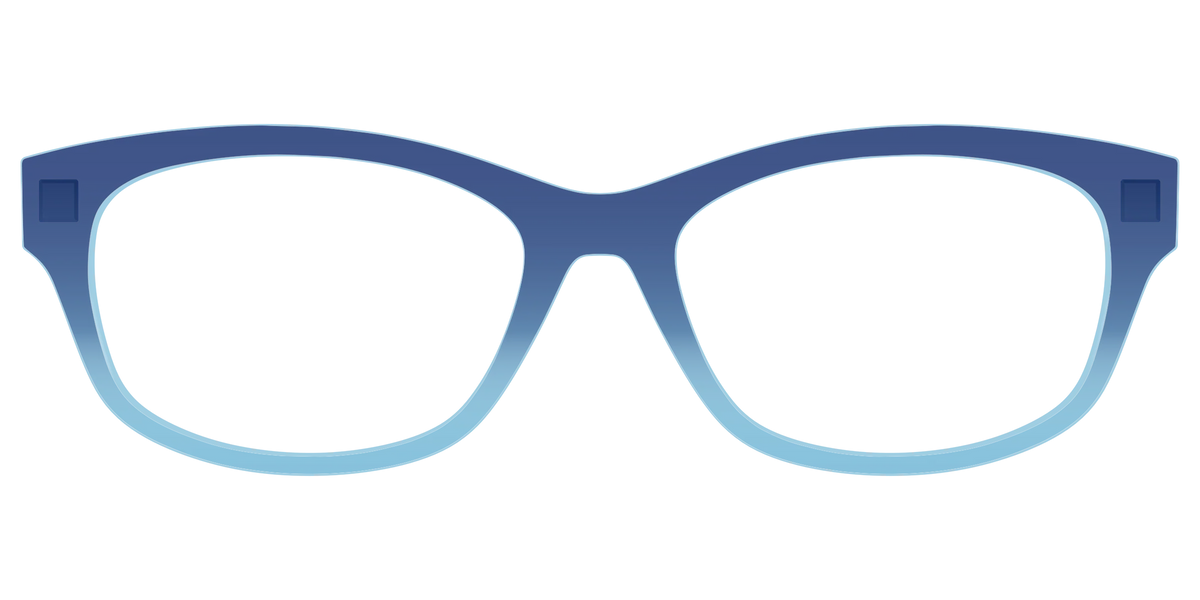 The Indigo to Sky Blue Gradient Crystal