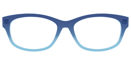 The Indigo to Sky Blue Gradient Crystal