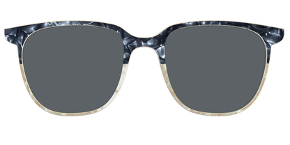 The Polarized Navy to Taupe Pearl Split Sun Top