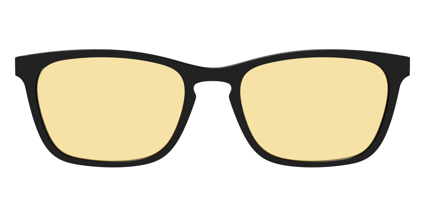 The Black With Citrine Yellow Lens