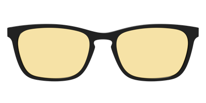 The Black With Citrine Yellow Lens