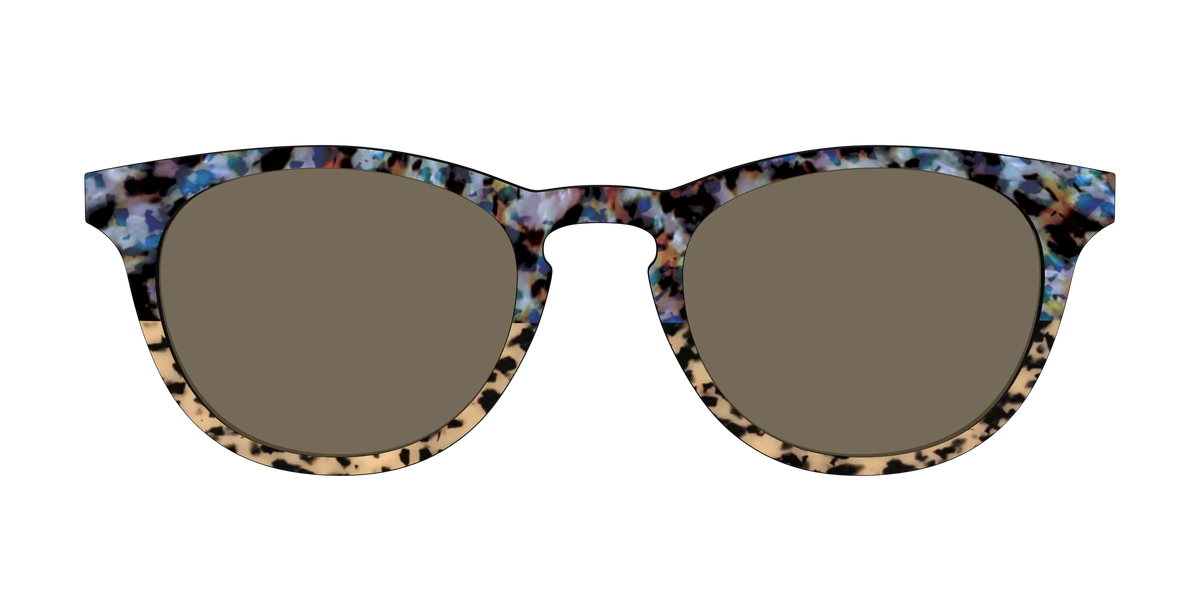 The Polarized Oasis Tortoise Split Sun Top