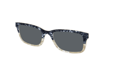 The Polarized Navy to Taupe Pearl Split Sun Top