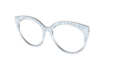 The Something Blue Floral Lace