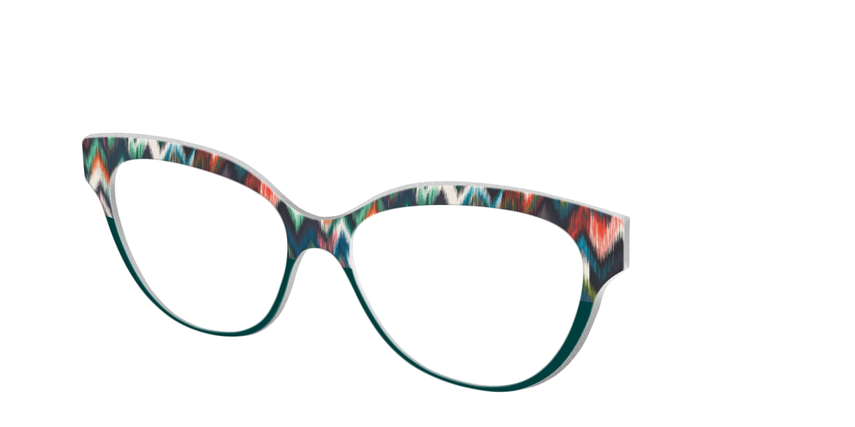 The Teal Ikat Split
