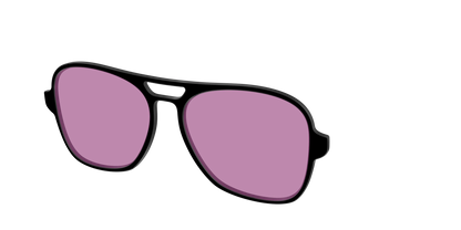 The Black with Pink Racquet Sport Lens