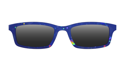 The Polarized Navy Holographic Bubbles Sun Top