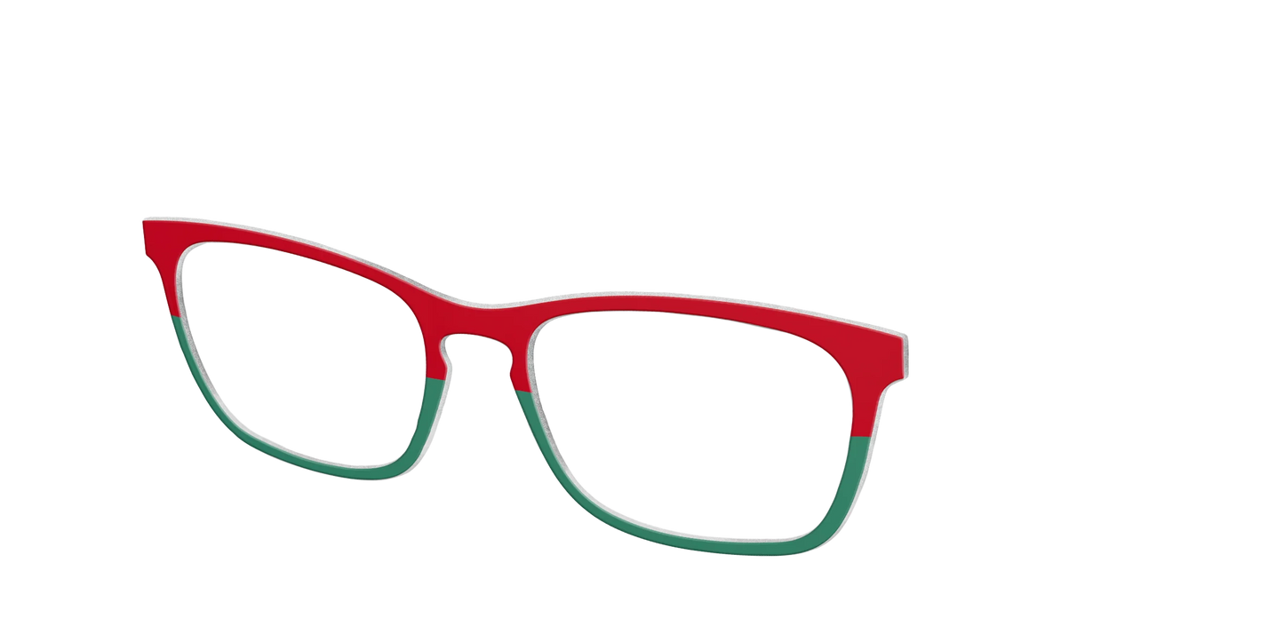 The Scarlet Red & Spruce Split