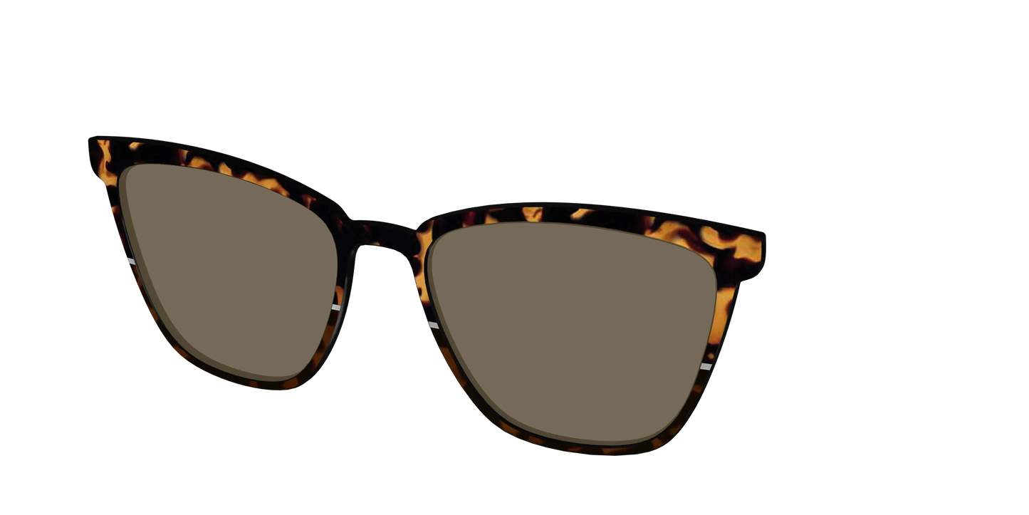 The Polarized Chic Tortoise Split Sun Top