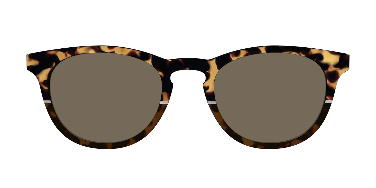 The Polarized Chic Tortoise Split Sun Top