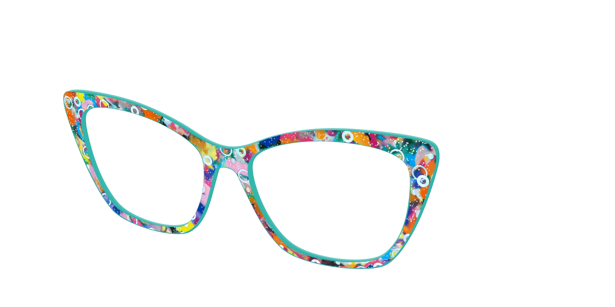 The Imaginative Tortoise with Bubble Glitter
