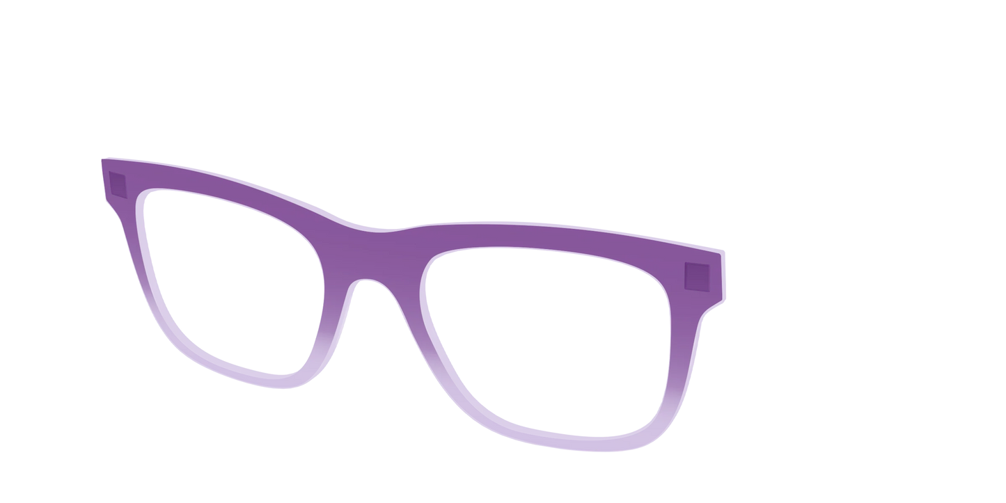 The Plum to Lilac Gradient Crystal