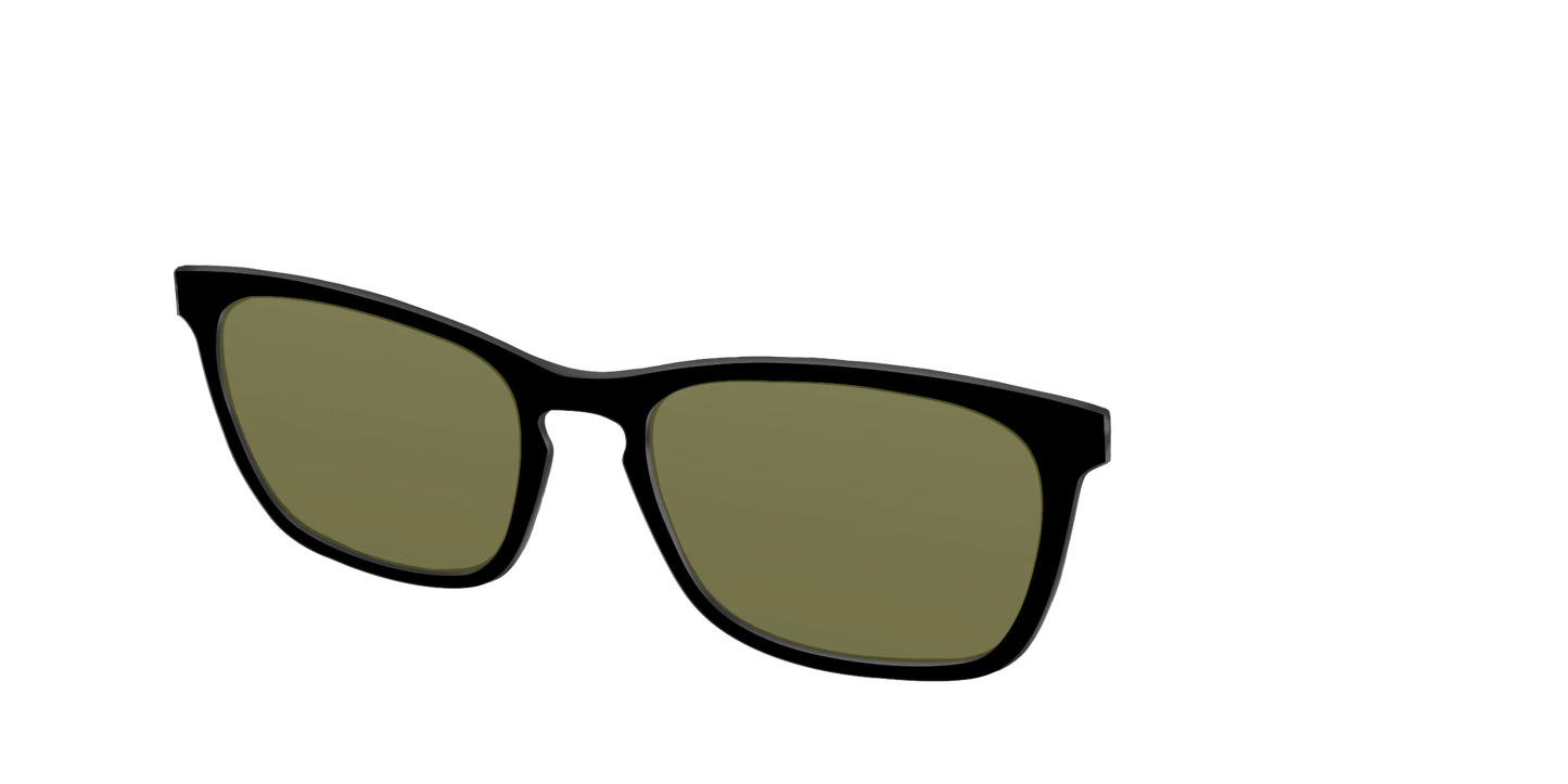 The Black with Green Racquet Sport Lens